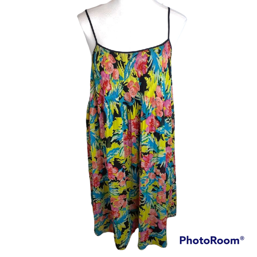LOFT Multicolor Midi Dress